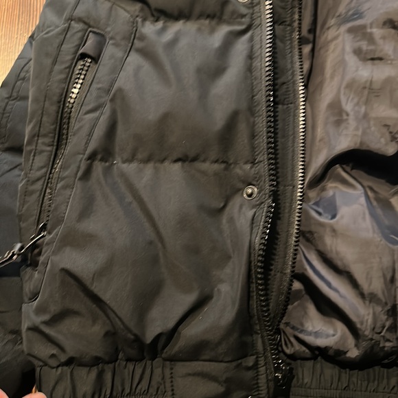 NWOT black Marc New York Andrew Marc warm down jacket with removable fur hood - Picture 7 of 16